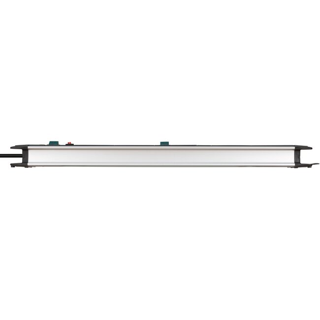 Brennenstuhl Premium-Protect-Line Master/Slave Steckdosenleiste 11-fach, 2x USB, Überspannungsschutz, 3m, Schwarz