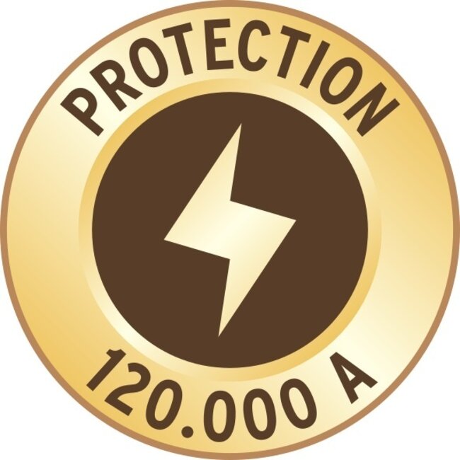 Brennenstuhl Premium-Protect-Line Master/Slave Steckdosenleiste 11-fach, 2x USB, Überspannungsschutz, 3m, Schwarz