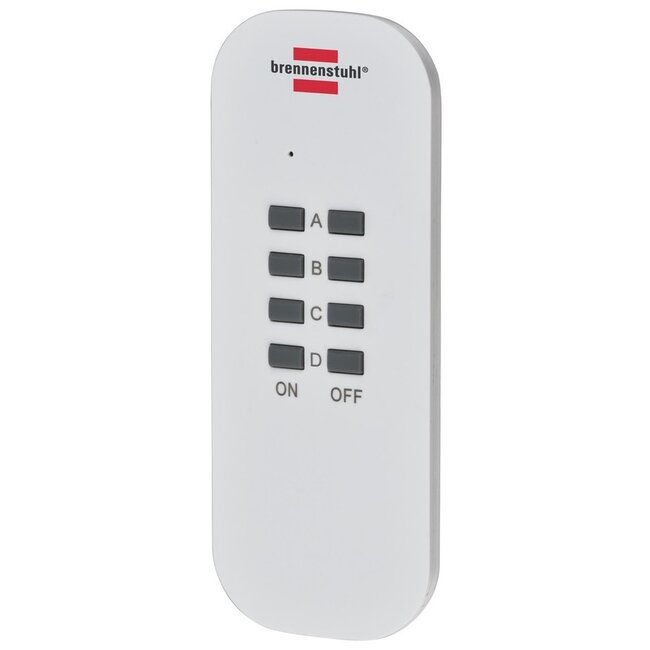 Brennenstuhl Comfort-Line RC CE1 4001 Funk-Schaltset - 4 Kontakte mit Fernbedienung - für Innen - Weiß