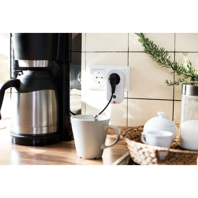 Brennenstuhl Comfort-Line RC CE1 4001 Funk-Schaltset - 4 Kontakte mit Fernbedienung - für Innen - Weiß