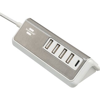 Brennenstuhl Brennenstuhl Estilo Heimladegerät 1x USB-C PD + 4x USB-A 24W Weiß