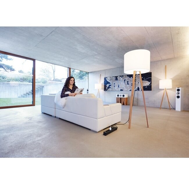 Brennenstuhl Premium-Line Steckdosenleiste 4-fach schwarz 1,8 m