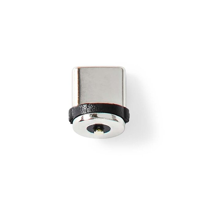 Nedis Micro USB + USB-C auf USB-A Kabel mit Magnetstecker - USB 2.0 - bis 2A / Schwarz - 2 Meter