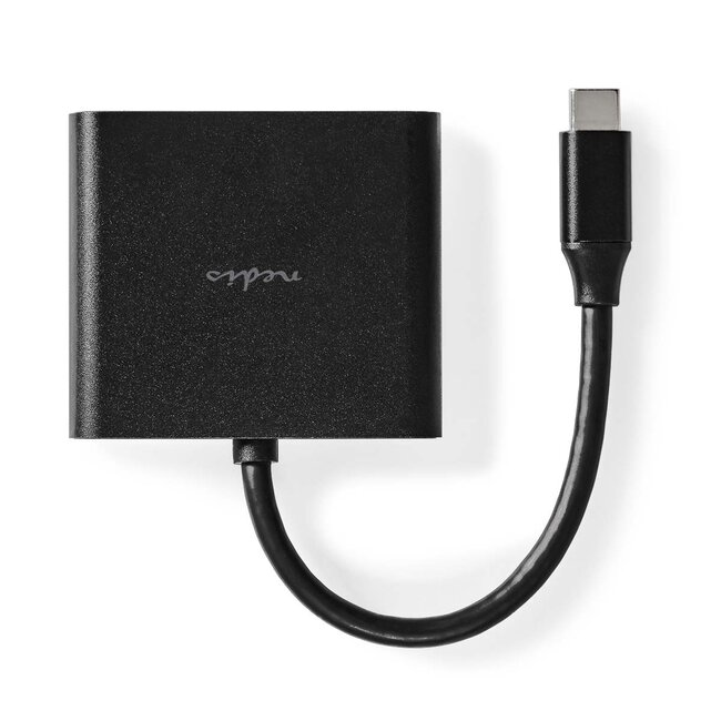 Nedis USB-C auf HDMI 4K 30Hz, USB-A & USB-C Adapter, Schwarz - 0,10 m