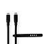 Nedis USB-C zu USB-C Silikonkabel - USB3.0 - PD 60W - 8K 30Hz - Schwarz - 1,5 m