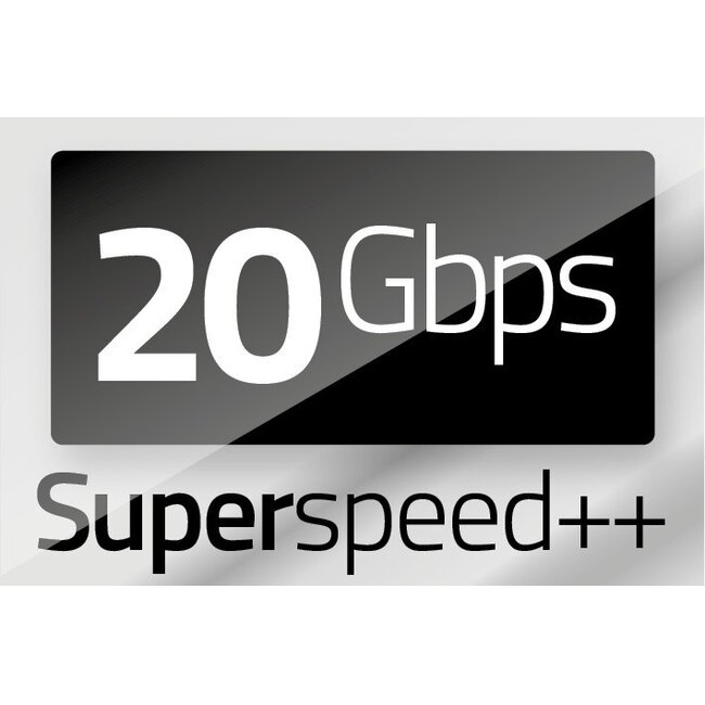 Nedis USB-C auf USB-C Silikonkabel - USB3.2 (20 Gbit/s) - PD 240W - 8K 30Hz - Schwarz - 1 Meter