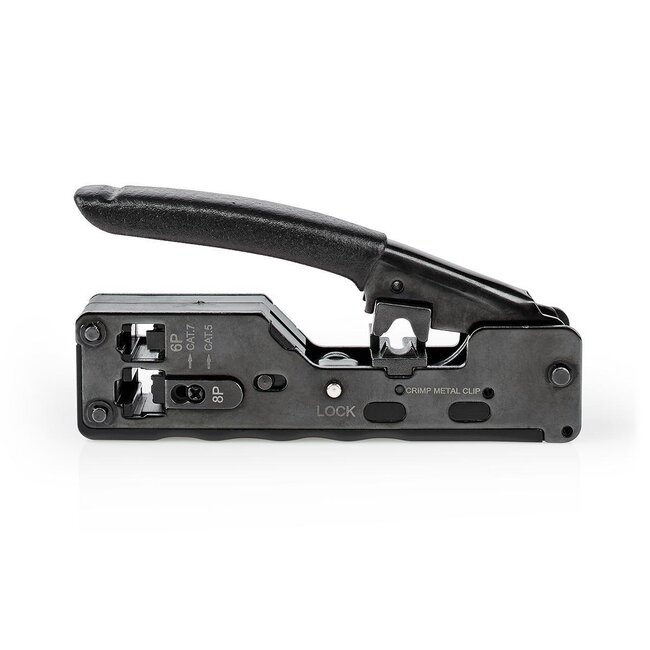 Nedis Profi-Crimpzange für RJ45, RJ12 & RJ11 Metallstecker