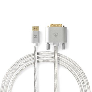 Nedis Nedis Profigold DVI-D Dual Link zu HDMI Kabel Aluminium 2 Meter