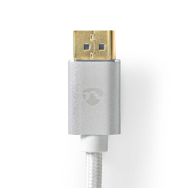 Nedis Profigold DisplayPort 1.4 Kabel 2m Aluminium 5K/8K 60Hz