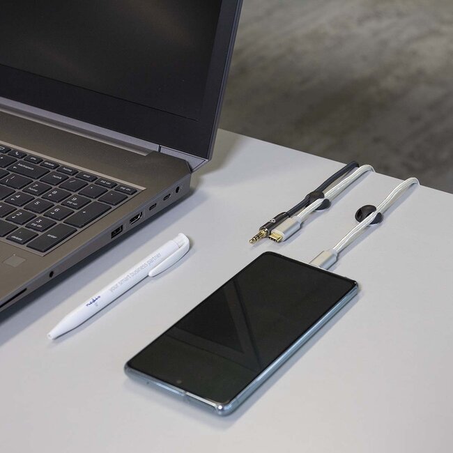 Nedis Selbstklebende Kabelhalter für 2 Kabel - 6 Stück / Schwarz