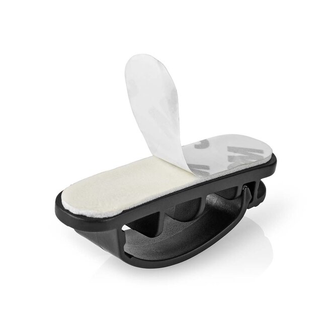 Nedis selbstklebende Kabelhalter für 3 Kabel mit Verriegelung - 3 Stück / Schwarz