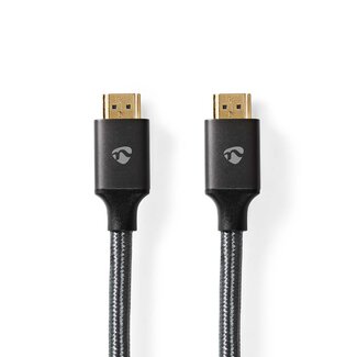 Nedis Nedis Premium HDMI-Kabel HDMI 2.0 (4K 60Hz + HDR) Schwarz 2m