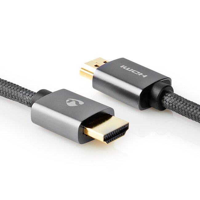 Nedis Premium HDMI-Kabel HDMI 2.0 (4K 60Hz + HDR) Schwarz 2m