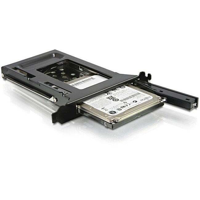 Premium 2,5'' SATA HDD/SSD zu PCI/PCIe Mobile Rack / Schwarz
