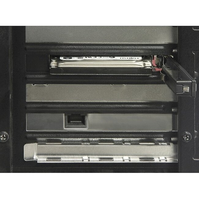 Premium 2,5'' SATA HDD/SSD zu PCI/PCIe Mobile Rack / Schwarz