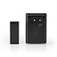 Nedis kabellose Türklingel mit einstellbarer Lautstärke – Licht & Ton – Netzbetrieb / Schwarz