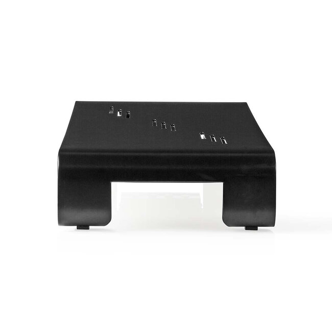 Nedis Premium ergonomischer Monitorständer mit USB 3.0 Hub – Schwarz