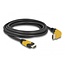 DeLOCK HDMI-Kabel - 90° Winkel nach unten - Version 2.1 (8K 60Hz + HDR) - 3 Meter