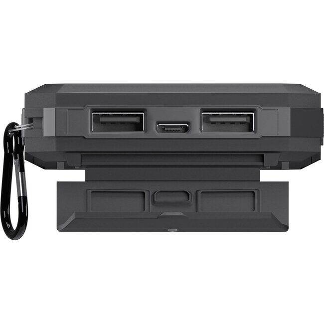 Goobay Solar Powerbank Outdoor 8.000 mAh, 2x USB-A (max. 2A), Schwarz