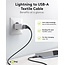 Goobay Lightning 8-polig auf USB-A Kabel - USB 2.0 - 12W - Nylon - 1 Meter