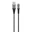 Goobay 8-Pin Lightning auf USB-A Kabel - USB 2.0 - 12W - Nylon - 2 Meter