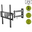 Goobay Basic Serie Full Motion M Wandhalterung für Bildschirme bis 55 Zoll / 3 Drehpunkte