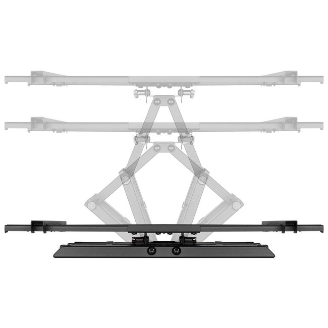 Goobay Pro Serie Full Motion L Wandhalterung für Bildschirme bis 70 Zoll / 3 Drehpunkte