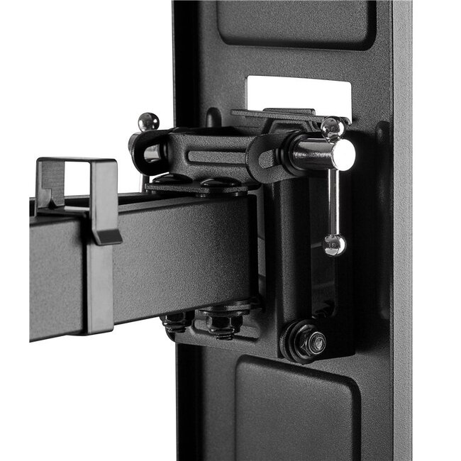 Goobay Pro Serie Full Motion L Wandhalterung für Bildschirme bis 70 Zoll / 3 Drehpunkte