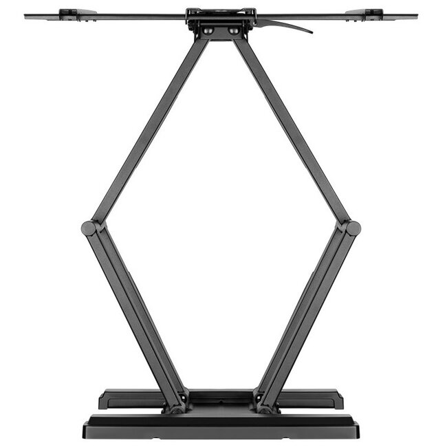Goobay Pro Serie Full-Motion L Wandhalterung mit extra langem Arm für Bildschirme bis 70 Zoll / 3 Drehpunkte