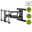 Goobay Pro Serie Full-Motion L Wandhalterung mit extra langem Arm für Bildschirme bis 70 Zoll / 3 Drehpunkte