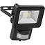 Goobay LED-Außenstrahler mit Bewegungsmelder - 10W / Schwarz