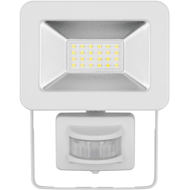 Goobay LED-Außenstrahler mit Bewegungsmelder - 20W / Weiß