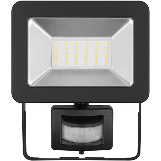 Goobay LED-Außenstrahler mit Bewegungsmelder - 30W / Schwarz