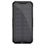 Goobay Powerbank Fast Charge Solar 20.000 mAh, 2x USB-A & 1x USB-C, schwarz