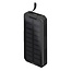 Goobay Powerbank Fast Charge Solar 20.000 mAh, 2x USB-A & 1x USB-C, schwarz