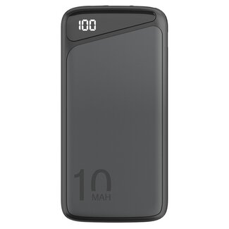 Goobay Goobay Slim Powerbank 10.000 mAh mit 2x USB-A (max. 2,1A) – Schwarz