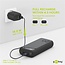 Goobay Powerbank Fast Charge 20.000 mAh, 2x USB-A & 1x USB-C, schwarz