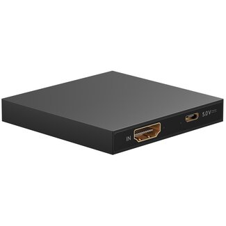 Goobay Goobay HDMI-Splitter 1 auf 2 - HDMI 1.4 (4K 30Hz) / Schwarz