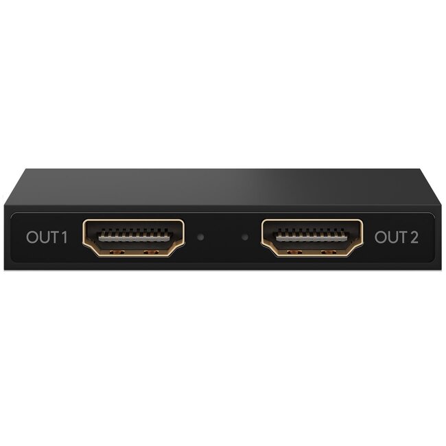 Goobay HDMI-Splitter 1 auf 2 - HDMI 1.4 (4K 30Hz) / Schwarz