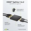 Goobay HDMI-Splitter 1 auf 2 - HDMI 1.4 (4K 30Hz) / Schwarz