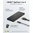 Goobay HDMI-Splitter 1 auf 4 - HDMI 2.0 (4K 60Hz + HDR) / Schwarz