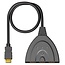 Goobay HDMI Umschalter 3 zu 1 - HDMI1.4 (4K 30Hz) / Schwarz - 0,50 m