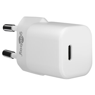 Goobay Goobay Nano Heimladegerät 1x USB-C PD GaN 30W Weiß