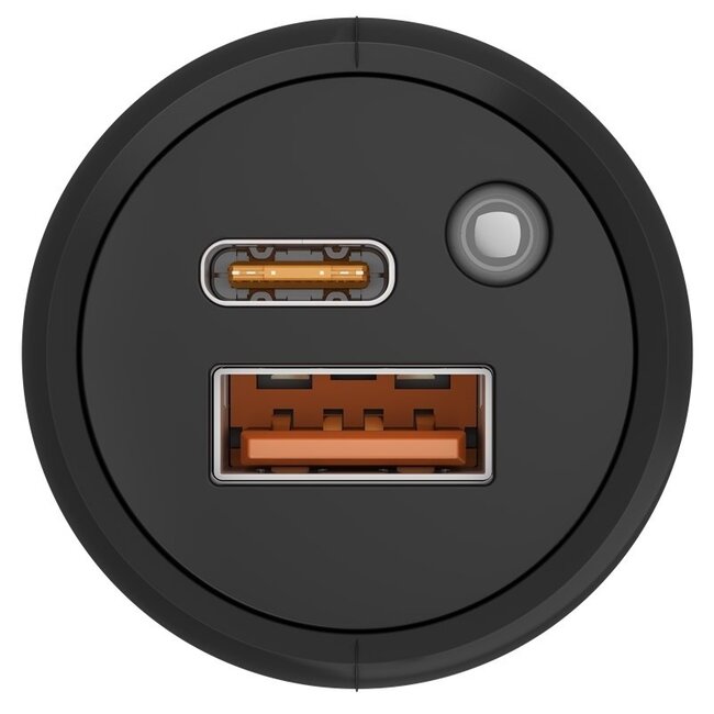 Goobay Fahrrad Powerbank Fast Charge 5.000 mAh, 1x USB-A & 1x USB-C, schwarz