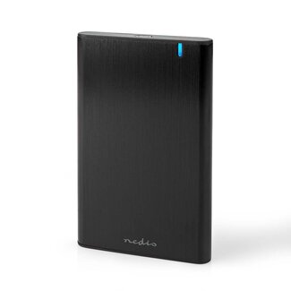 Nedis Nedis 2,5'' SATA HDD/SSD Gehäuse - USB-A/USB-C - USB 3.0 - Aluminium
