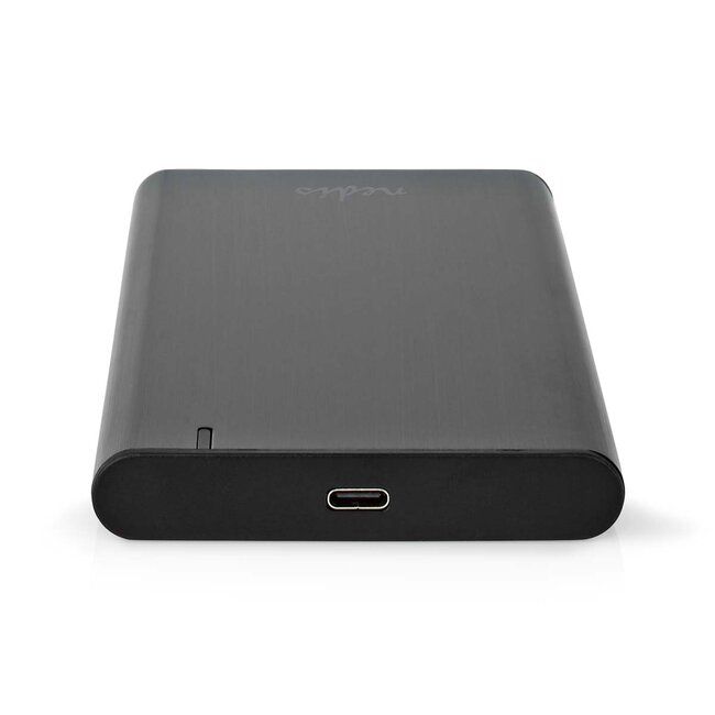 Nedis 2,5'' SATA HDD/SSD Gehäuse - USB-A/USB-C - USB 3.0 - Aluminium