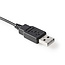 Nedis USB-A Tischmikrofon mit flexiblem Schwanenhals – Schwarz/Grau – 1,5 m