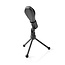 Nedis USB-A Kondensatormikrofon mit Stativ - Schwarz, 1,4 m