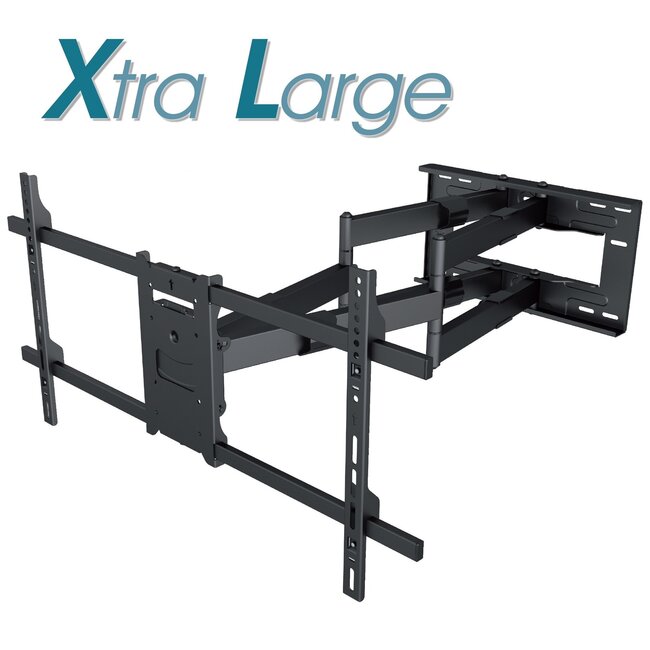 My Wall XXL Full-Motion Wandhalterung für Bildschirme bis 80 Zoll (3 Drehpunkte)