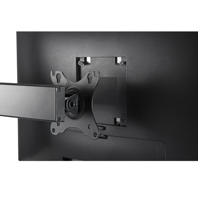 My Wall Monitorständer für 2 Monitore bis 27 Zoll – Crossbar / Full Motion mit Federmechanismus / Schwarz